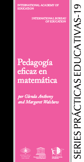 Pedagogía eficaz en matemática - serie prácticas educativas 19 - carátula.png
